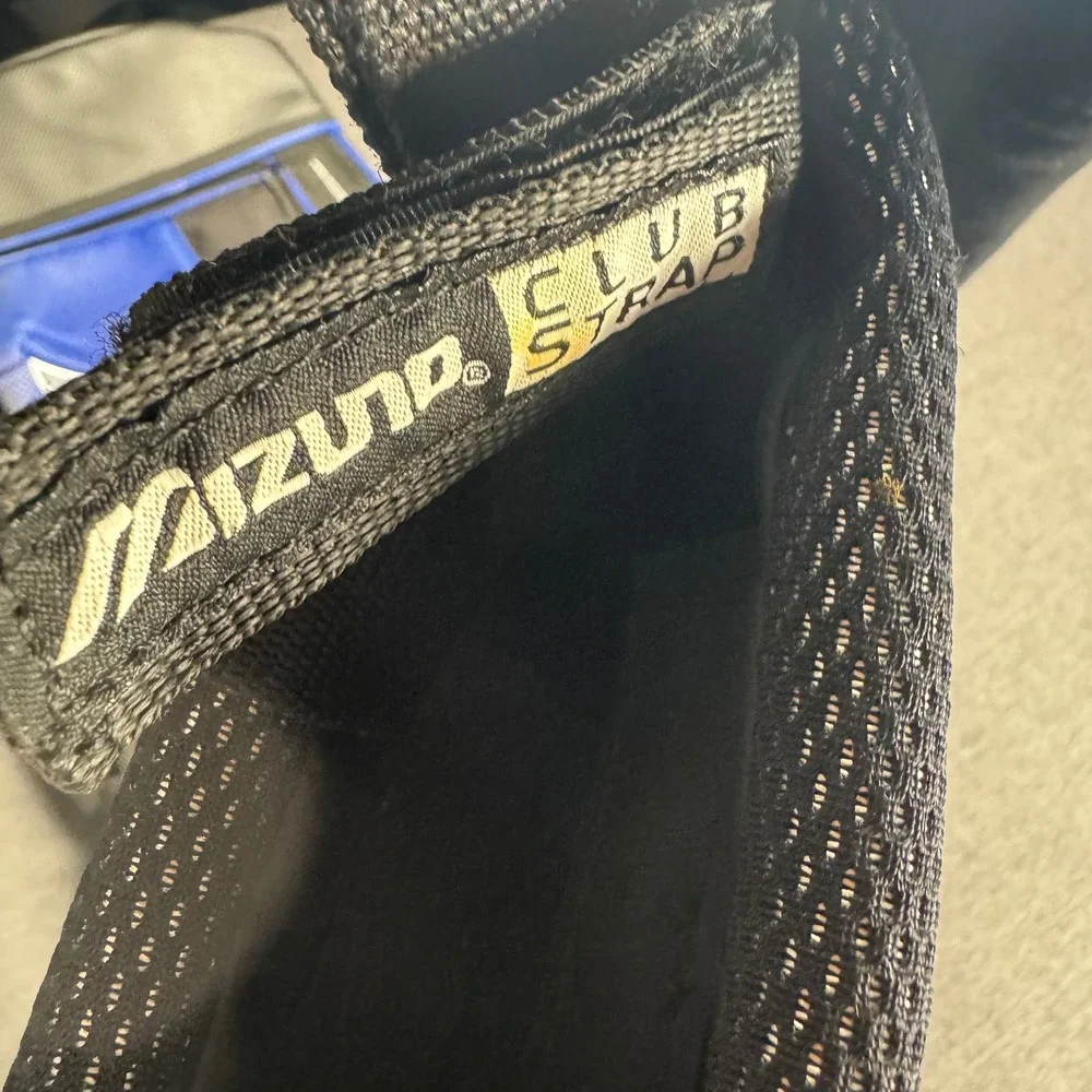 Mizuno Scratch‎ Sac Golf Carry Bag Black Blue Lightweight Sunday Bag
